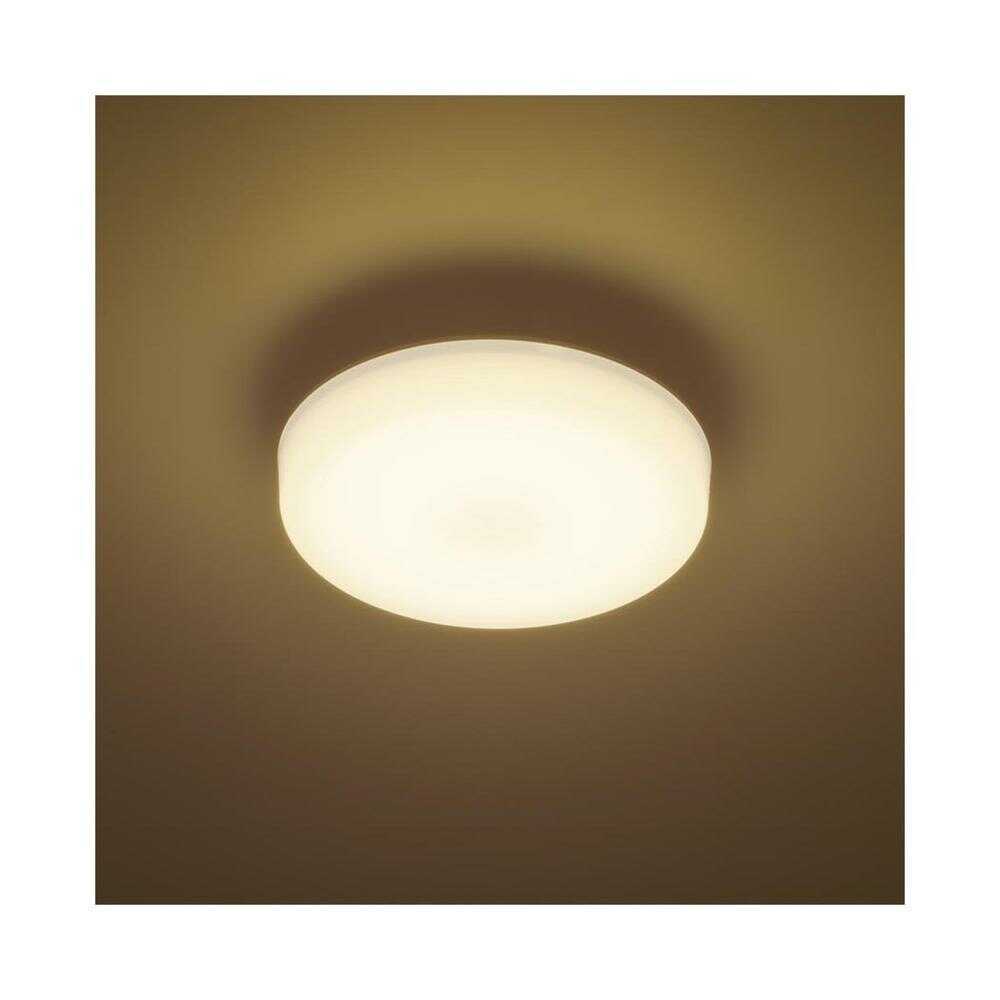 オーム電機 LEDミニシーリングライト 100形 電球色 ホワイト