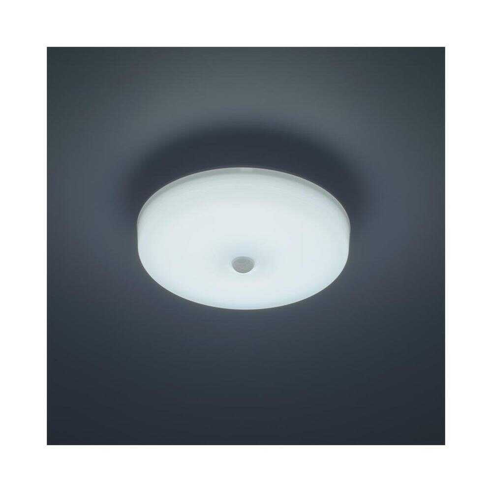 オーム電機 LEDミニシーリングライト センサー100形昼光色 ホワイト