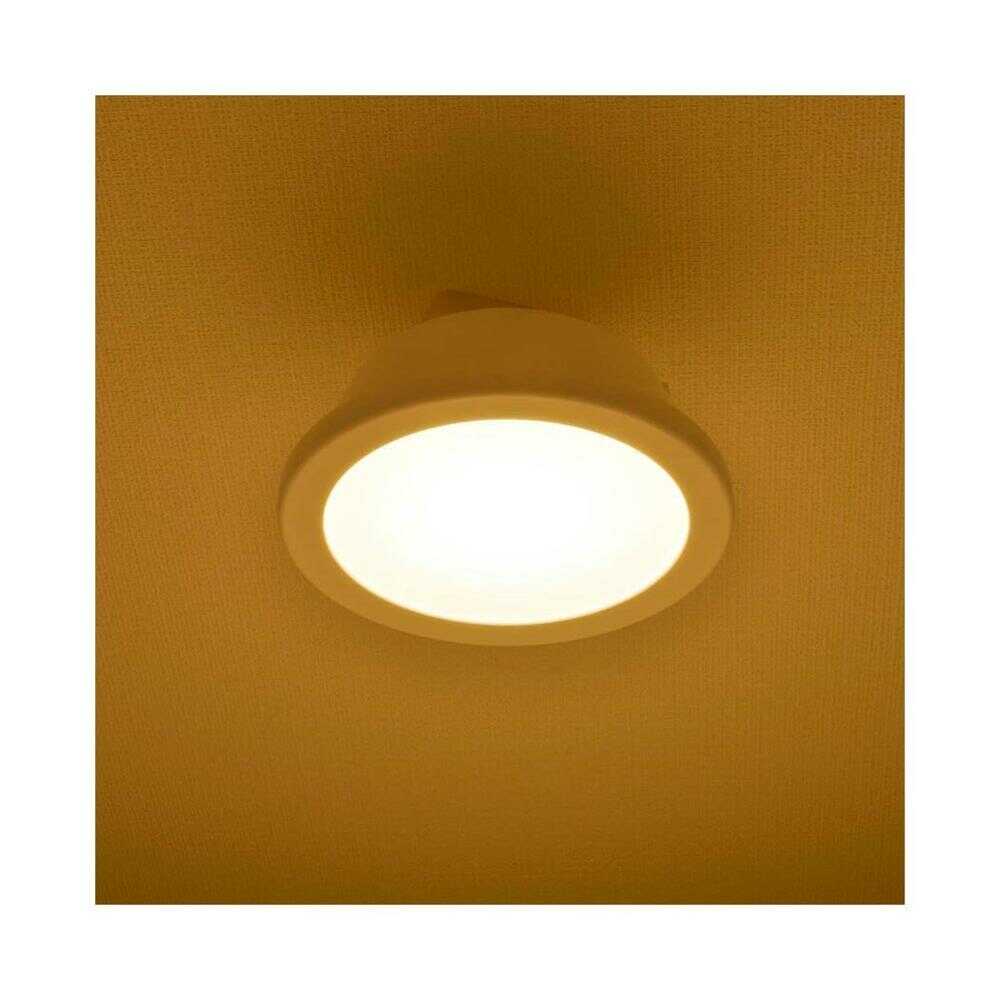 オーム電機 LEDミニシーリングライト 40形 電球色 ホワイト