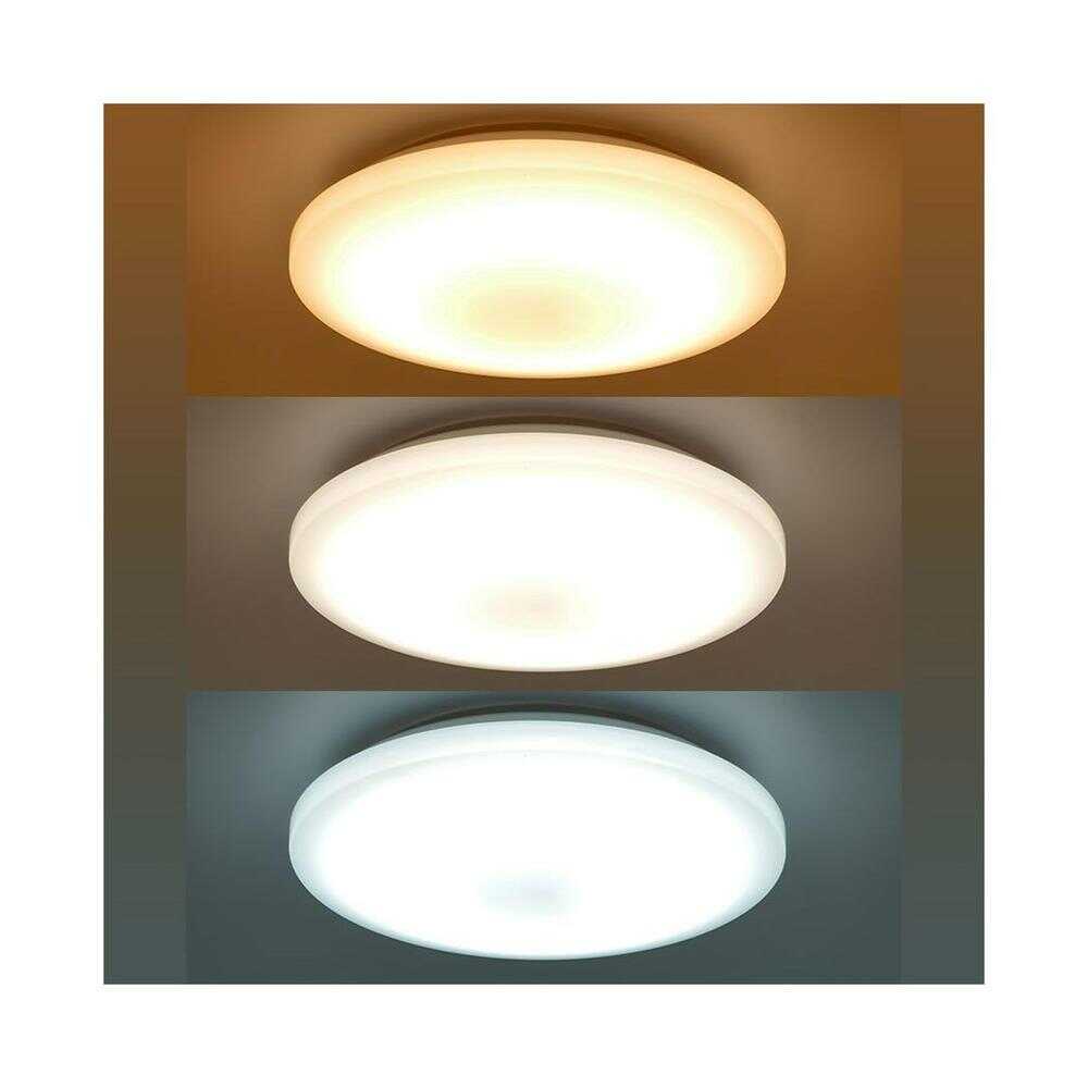 オーム電機 LEDシーリングライト 調光調色 6畳用リモコン付 ホワイト