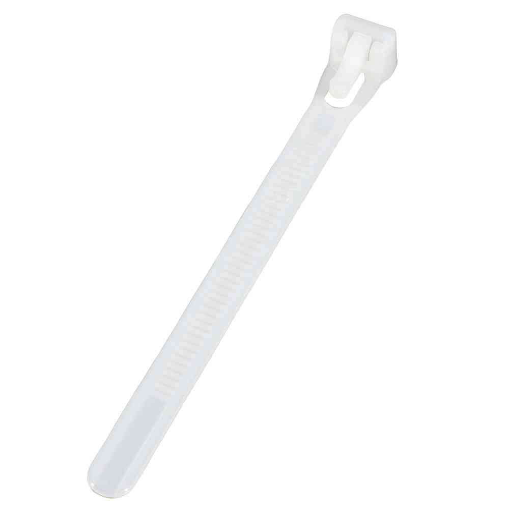 オーム電機 リピートタイ 屋内用 100mm 白 09-1251 30本入 白