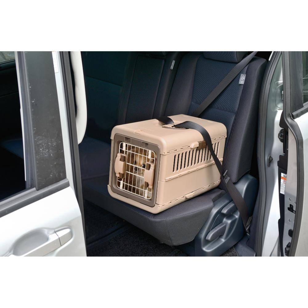 キャンピングキャリー 折りたたみ S ダークブラウン メーカー直送▼返品・キャンセル不可【他商品との同時購入不可】