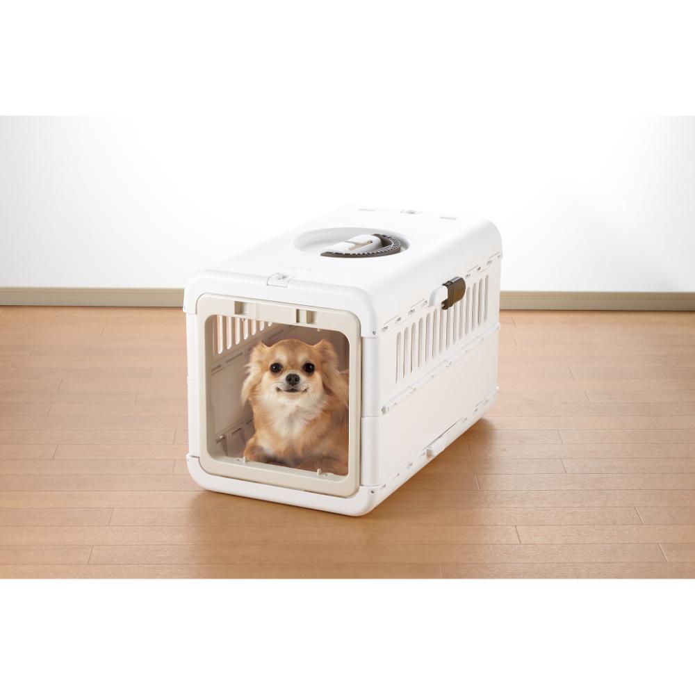 キャンピングキャリー 折りたたみ S アイボリー メーカー直送▼返品・キャンセル不可【他商品との同時購入不可】