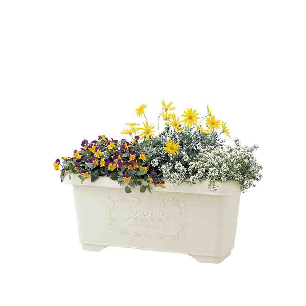 リッチェル ハナール深型プランター60型 1個 アイボリー