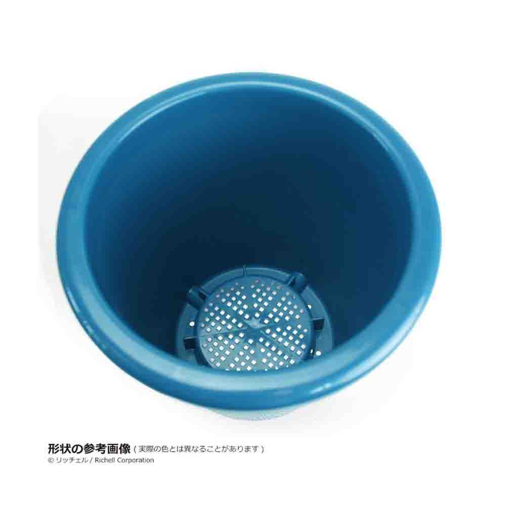リッチェル 長鉢9号 1個 ブルー