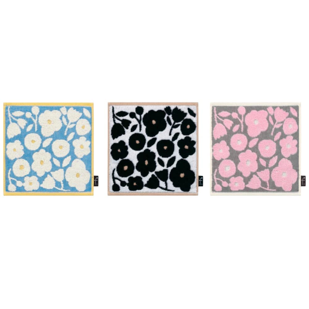 日繊商工 FUFU MONO FORM エメ タオルチーフ ブルー 1枚