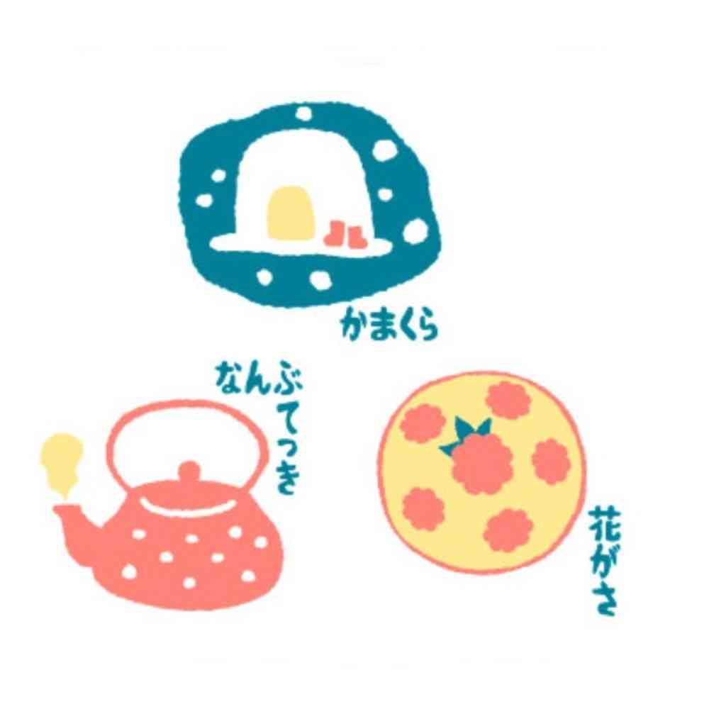 日繊商工 ジャパニーズスタイル ご当地つつうら てぬぐい 東北3 1枚