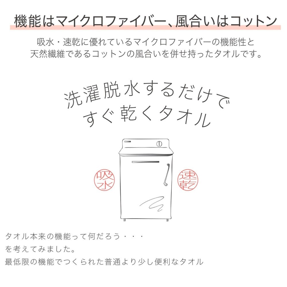 日繊商工 洗濯脱水するだけですぐ乾くタオル2 バスタオル ダークグリーン 1枚