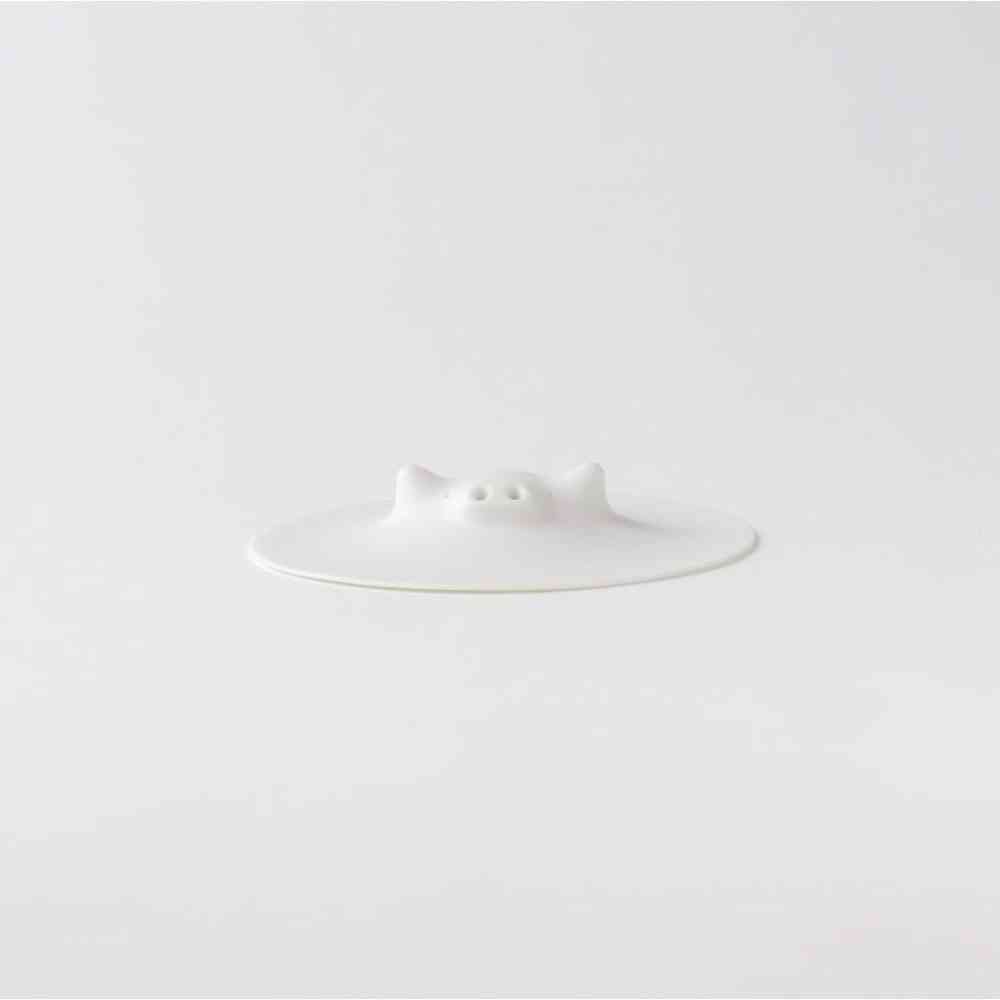 マーナ コブタの落としぶた13.5cm ホワイト K091 ホワイト