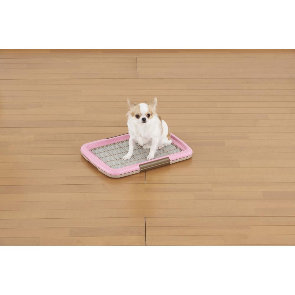 しつけるトレーメッシュプラスS ピンク メーカー直送▼返品・キャンセル不可【他商品との同時購入不可】