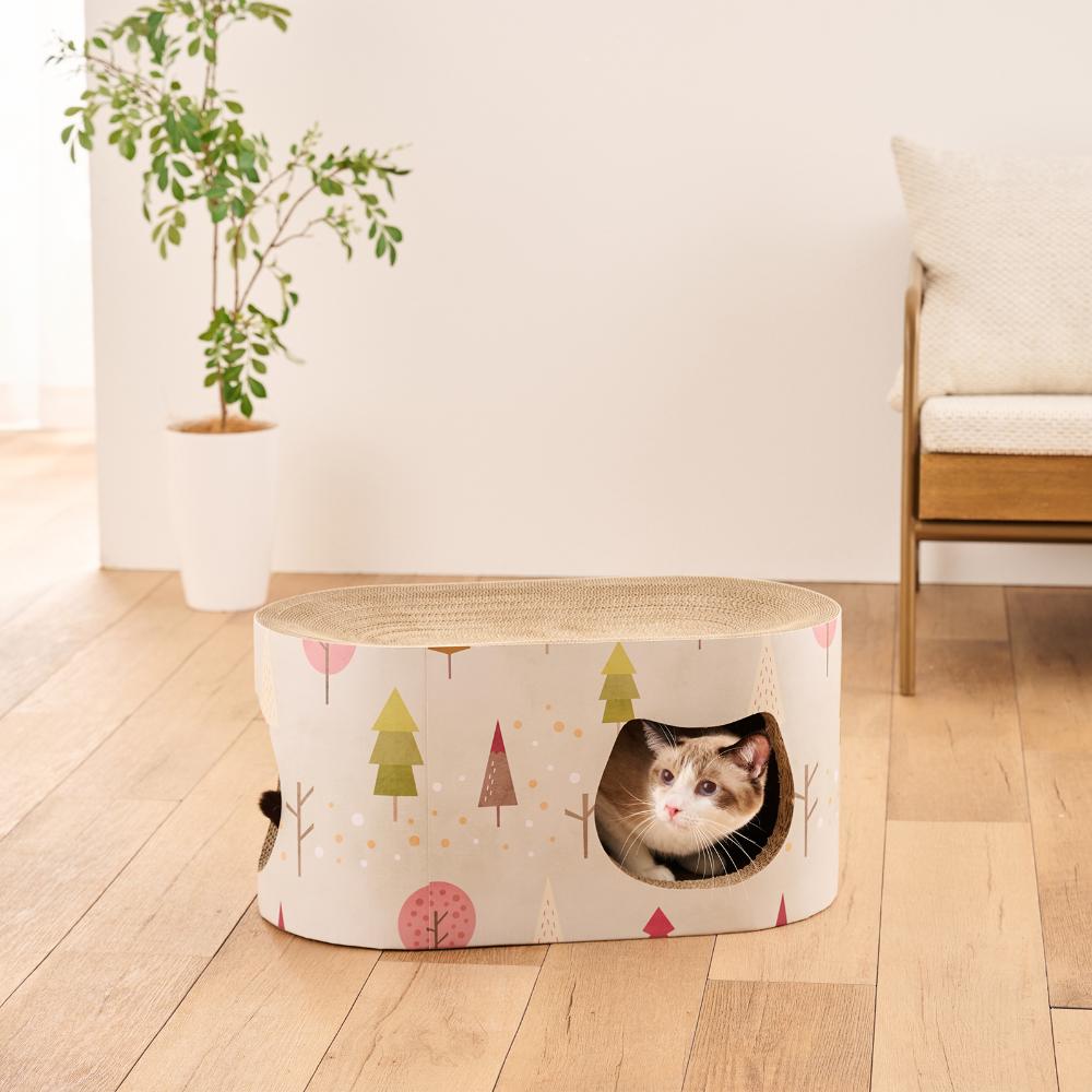 猫のツメトギ かくれんぼ フォレスト メーカー直送▼返品・キャンセル不可【他商品との同時購入不可】