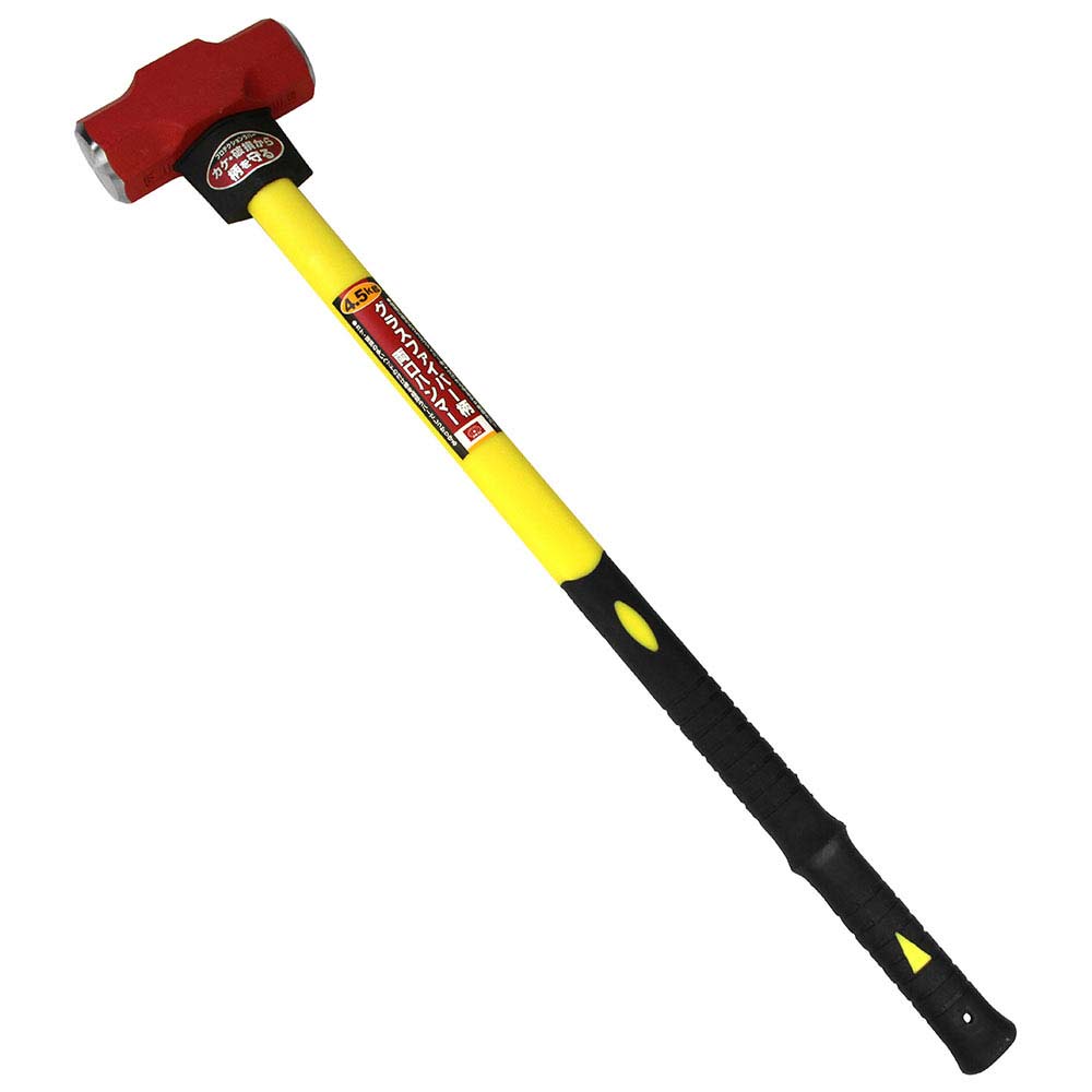 Gファイバー柄両口ハンマー 4.5KG 【直送品】 返品・キャンセル・他商品と同時購入は不可