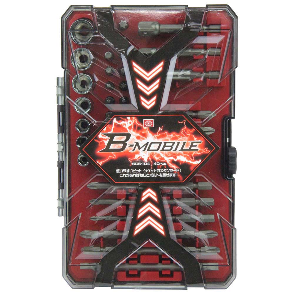 B-Mビットセット40Pcs SCS-104 メーカー直送 ▼返品・キャンセル不可【他商品との同時購入不可】