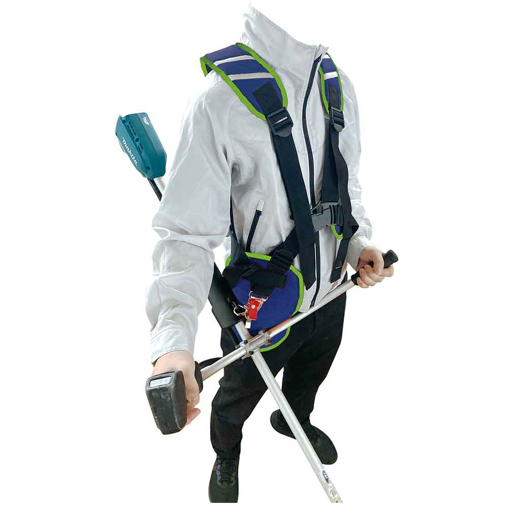 多機能防振肩掛けバンド KB-54ブルー メーカー直送 ▼返品・キャンセル不可【他商品との同時購入不可】