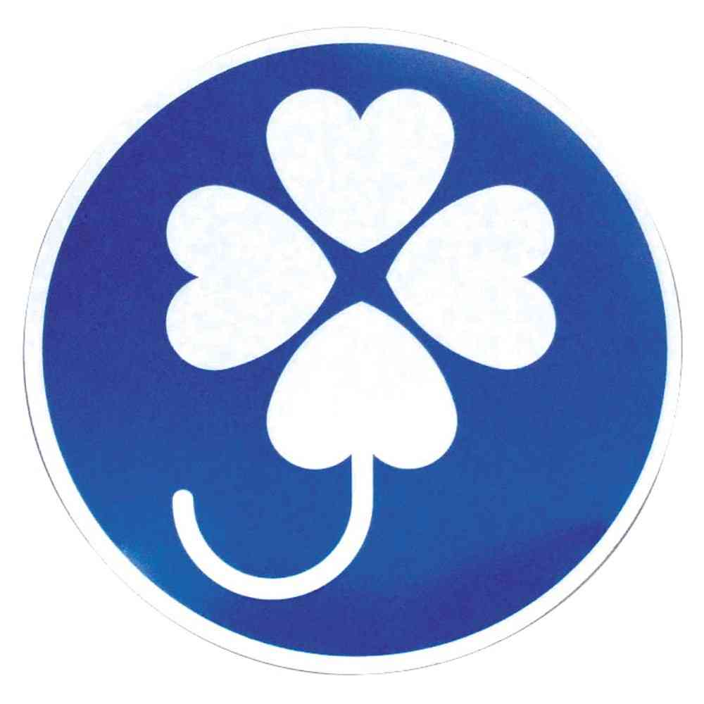 槌屋ヤック クローバーマーク リタックステッカー OP352 1枚入り