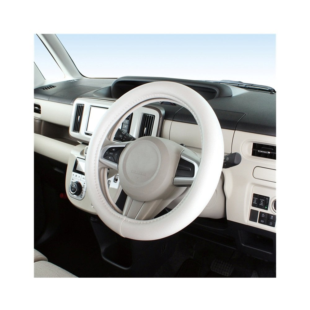 槌屋ヤック かぽっとハンドルカバーSやわらかレザー WH S KCY107