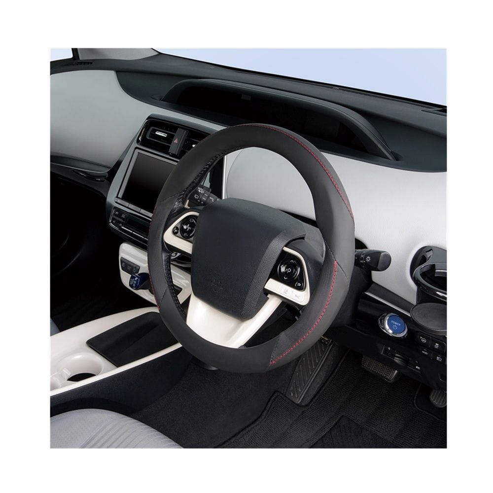 槌屋ヤック かぽっとハンドルカバーハイグリップ&シームレス レッドS KCK207