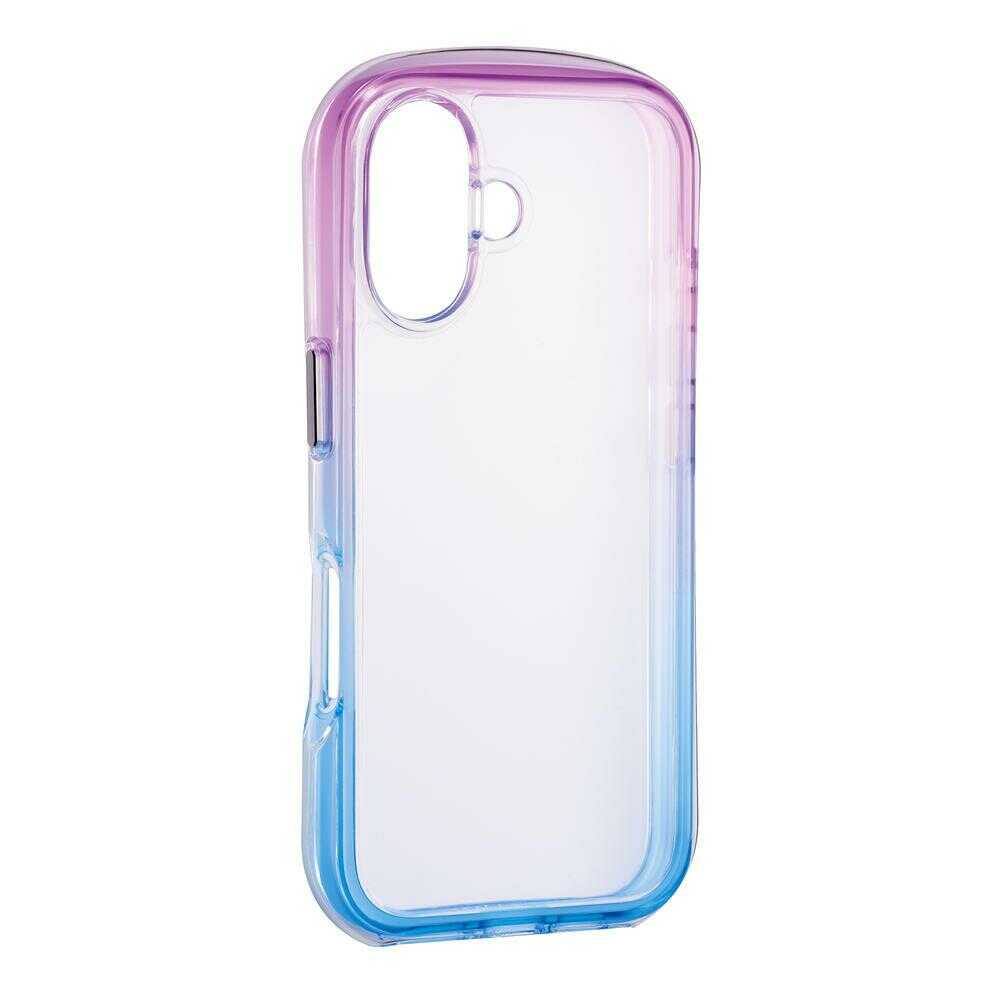サンクレスト iPhone16 AIR SHOCK MAXケース パープル×ブルー i38FiJA03 パープル×ブルー