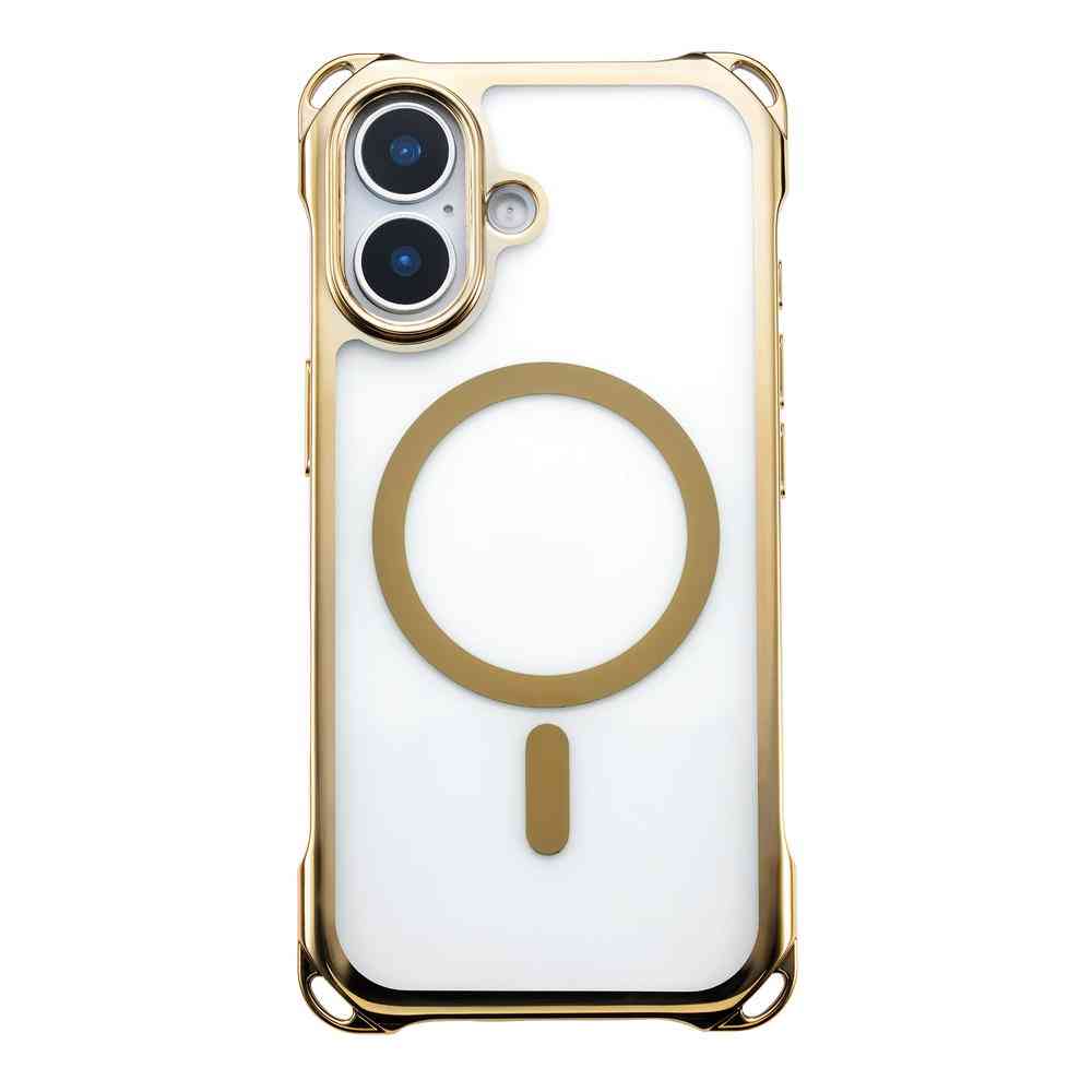 サンクレスト 4ホールケース MagSafe対応 メタリックゴールド for iPhone17