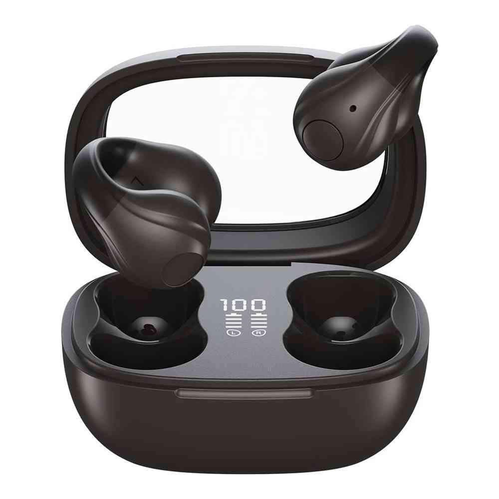 HIDISC オープンイヤーイヤホン イヤーカフタイプ ブラック