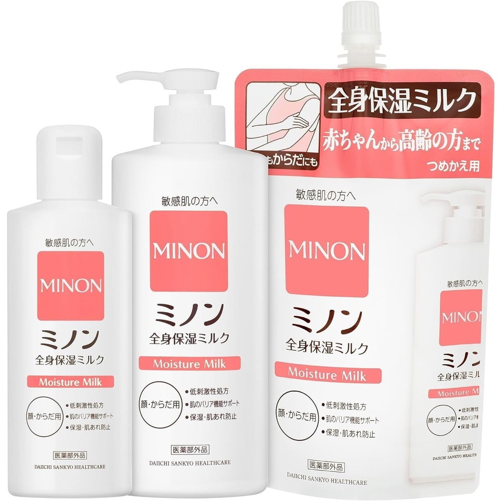 【医薬部外品】第一三共ヘルスケア ミノン 全身保湿ミルク 400ml