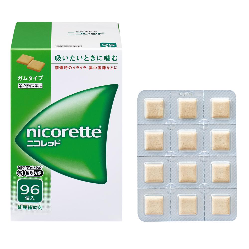 【指定第2類医薬品】ニコレット 96個 【セルフメディケーション税制対象】