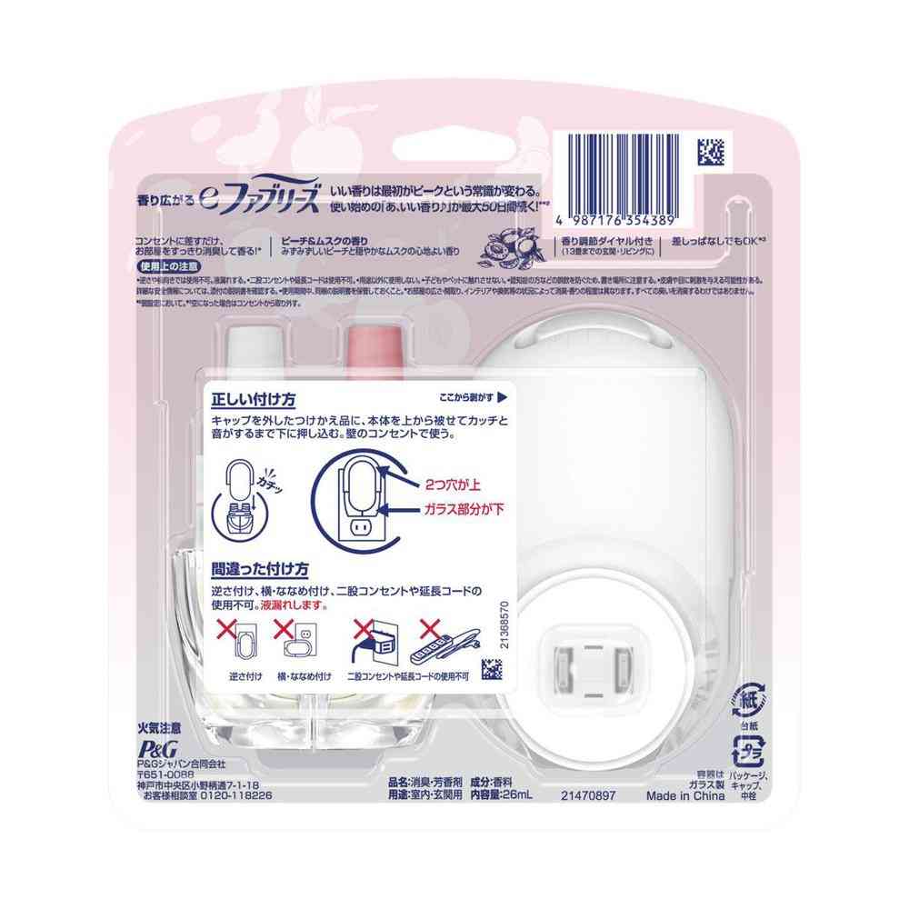 P&G eファブリーズ ピーチ&ムスクの香り 本体 26mL