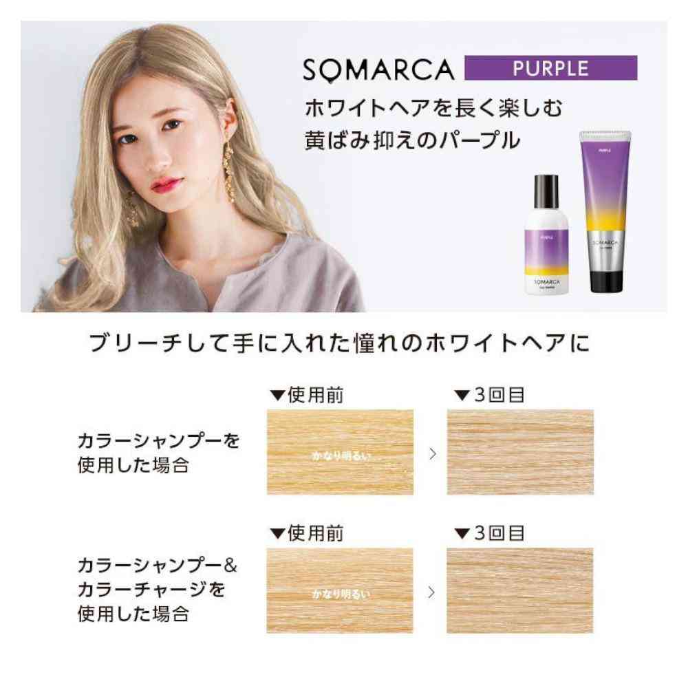 ホーユー ソマルカ SOMARCA カラーチャージ パープル 130g