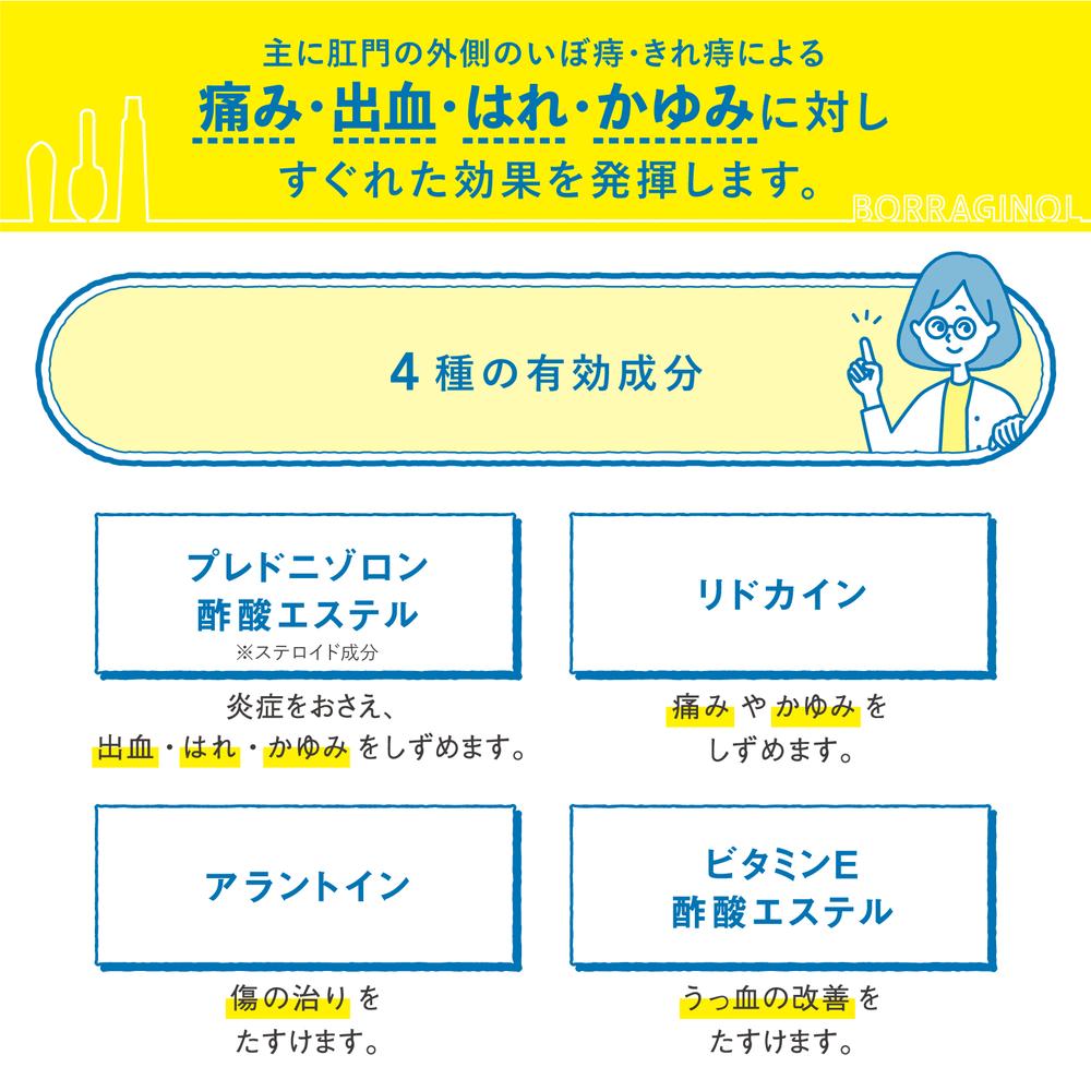 【指定第2類医薬品】ボラギノールA 軟膏 20g