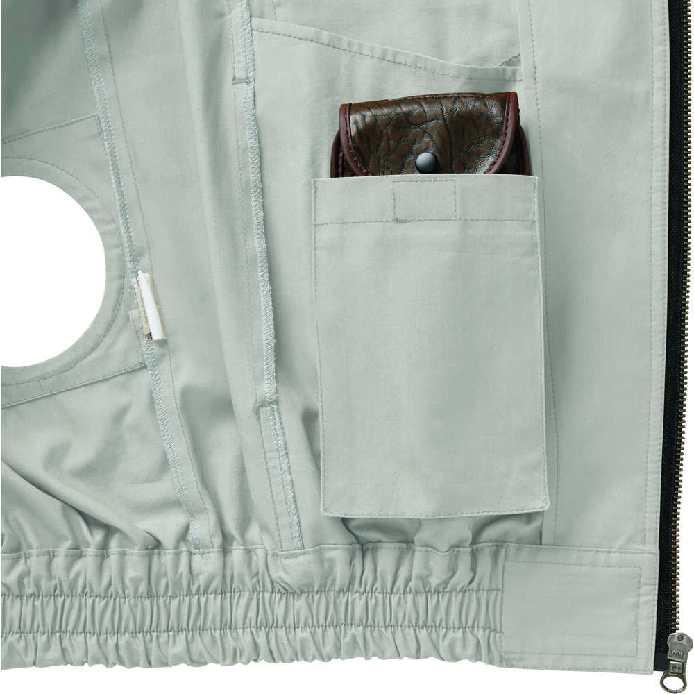 XEBEC 綿薄手現場服ヘリンボン空調服 サンドベージュ 【直送品】 返品・キャンセル・他商品と同時購入は不可