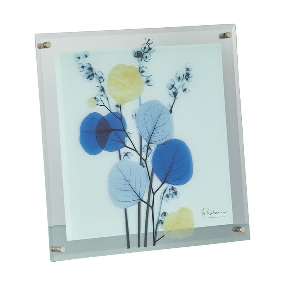 X RAY ガラス アート M 「カラフルユーカリ」 【直送品】 返品・キャンセル・他商品と同時購入は不可