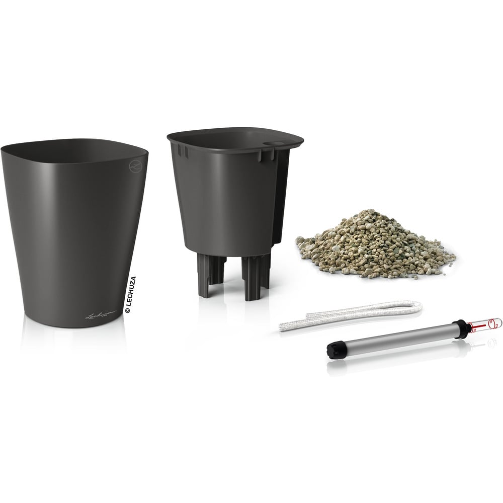 Lechuza 底面給水プランター デルティーニ 土容量1.2L 【直送品】 返品・キャンセル・他商品と同時購入は不可