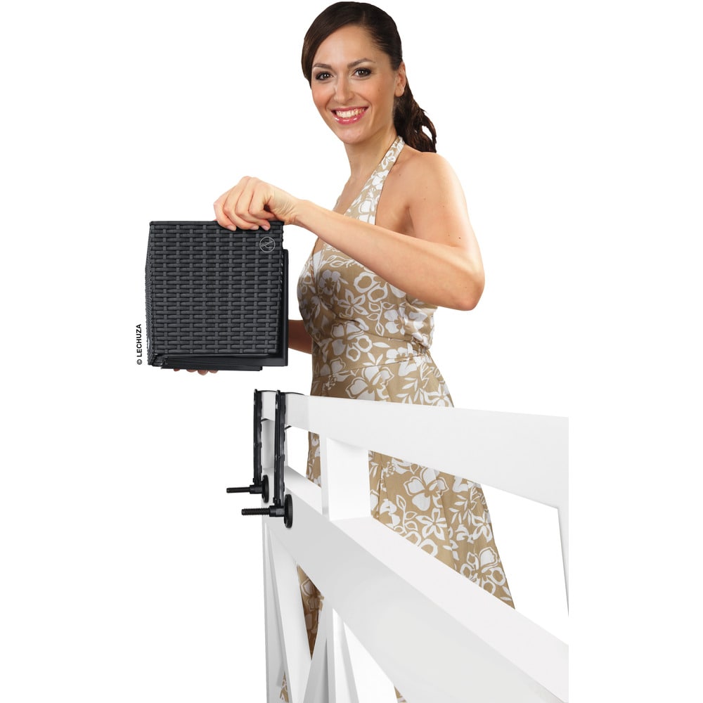 Lechuza フェンス取付用フック ブラック 2個入り メーカー直送 ▼返品・キャンセル不可【他商品との同時購入不可】