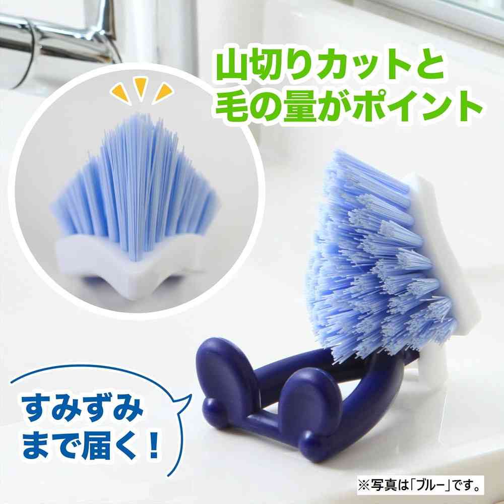 サンベルム お風呂用すみずみブラシ ブラウン
