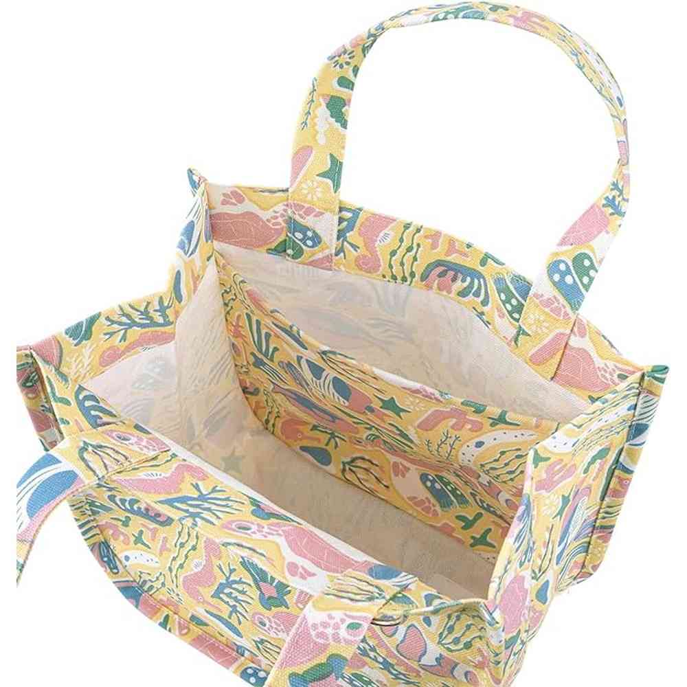 りぶはあと マチ付きトートバッグ CORAL REEF