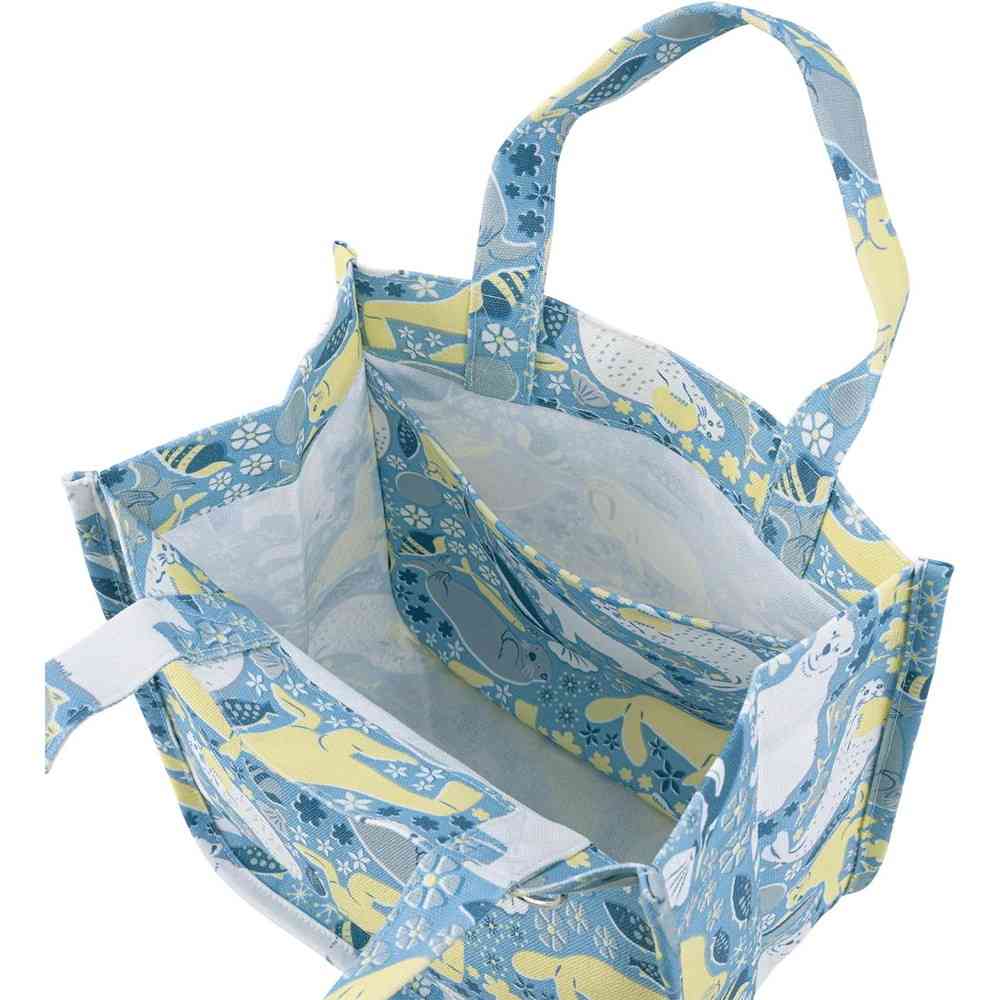 りぶはあと マチ付きトートバッグ SNOW