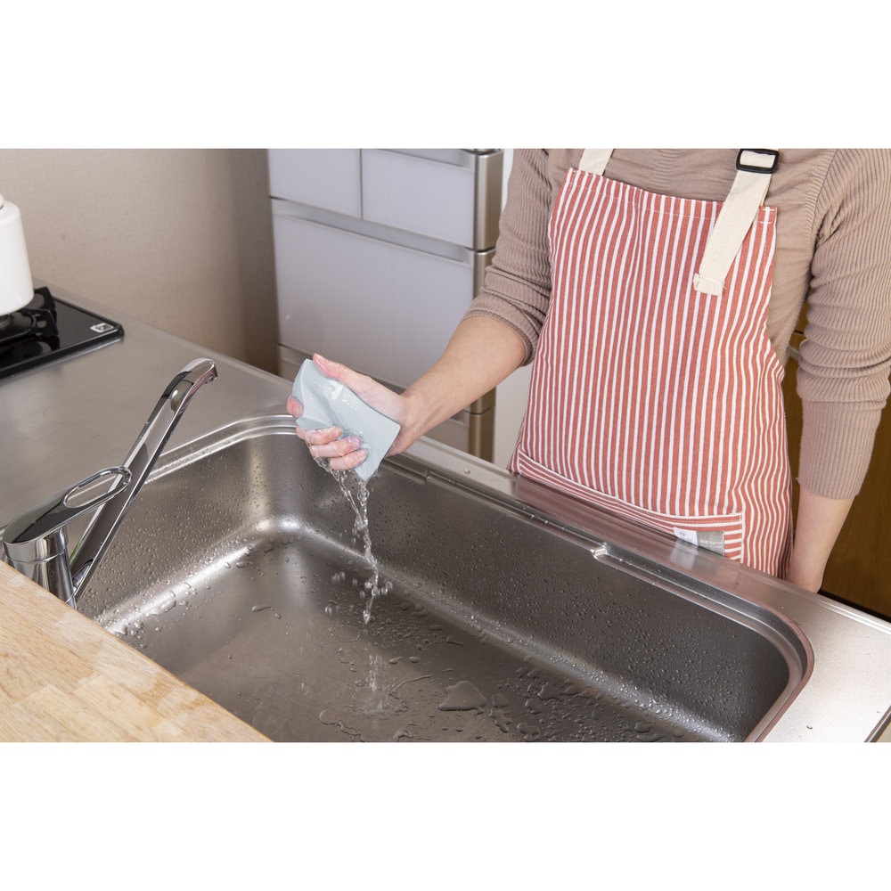 アイオン 超吸水スポンジ ブロックタイプ グレー