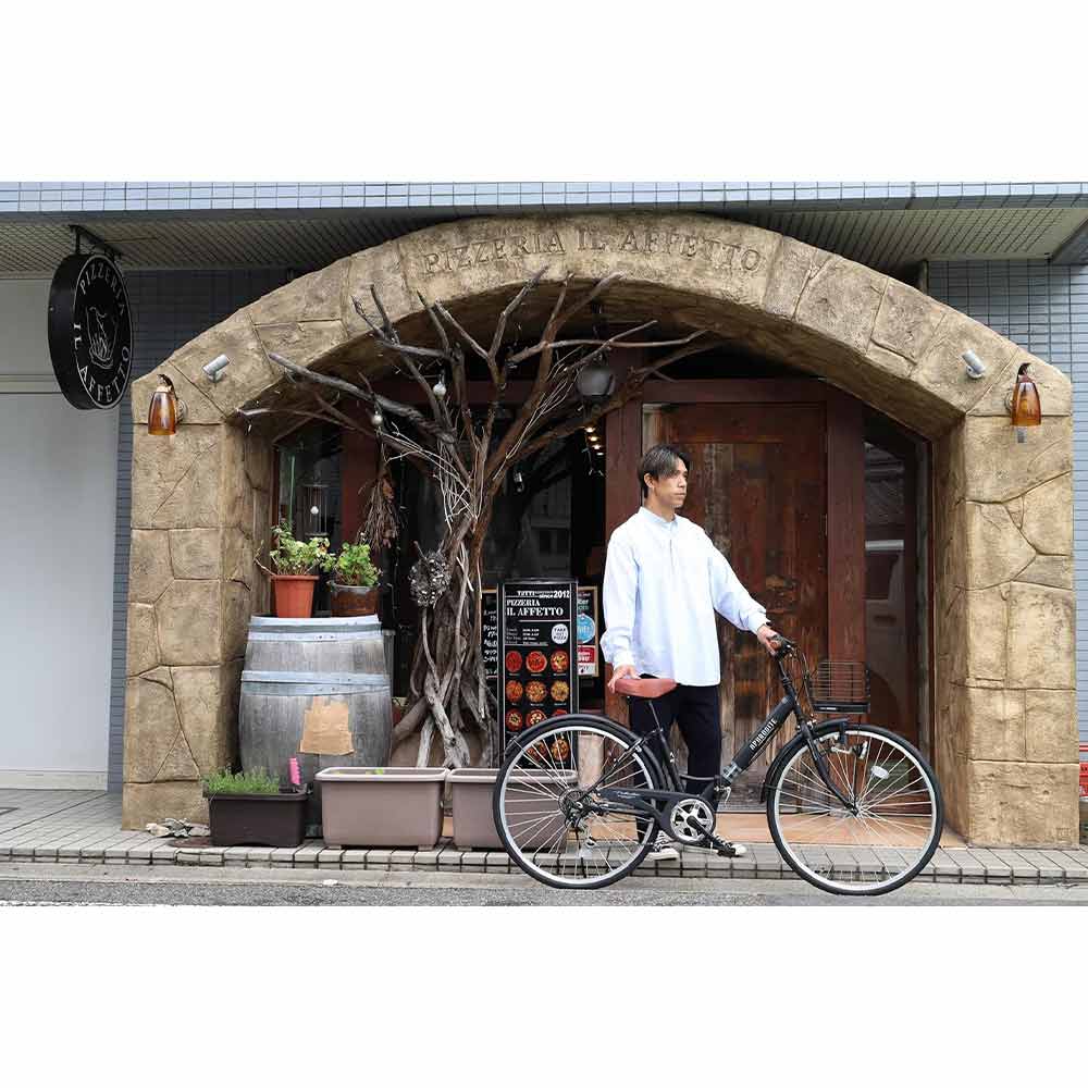 折りたたみシティサイクル 6段変速 肉厚チューブ MC507 メーカー直送▼返品・キャンセル不可【他商品との同時購入不可】