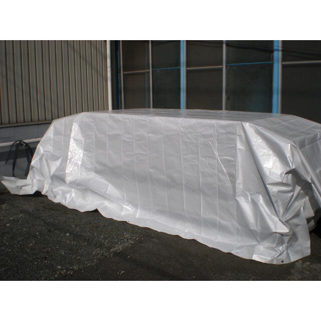 TRUSCO 遮熱UVシート 5年耐候 2.7×3.6m 【直送品】 返品・キャンセル・他商品と同時購入は不可