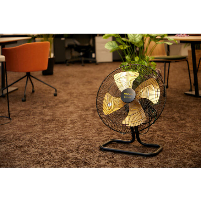 TRUSCO 全閉式工場扇 ジェネラルファン DC省エネ 据置きアルミハネ 【直送品】 返品・キャンセル・他商品と同時購入は不可
