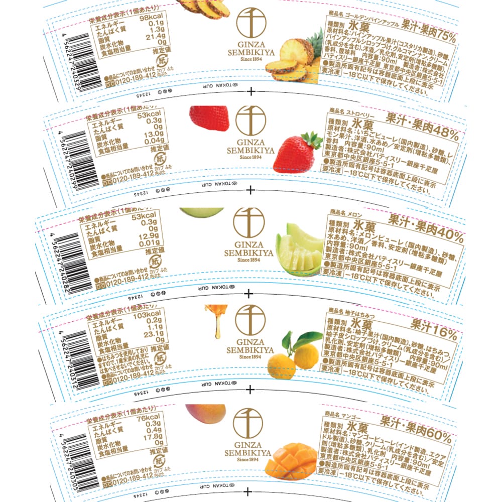 ◆銀座千疋屋 銀座プレミアムアイス&ソルベ 10個×1箱 ◇メーカー直送▼返品・キャンセル不可【他商品との同時購入不可】