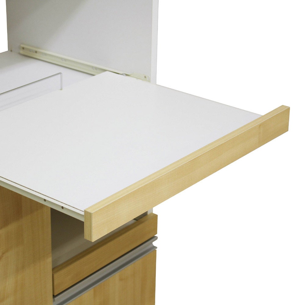 12キロの米びつ付き国産レンジ台 扉タイプ RB-03-2-NA メーカー直送 ▼返品・キャンセル不可【他商品との同時購入不可】