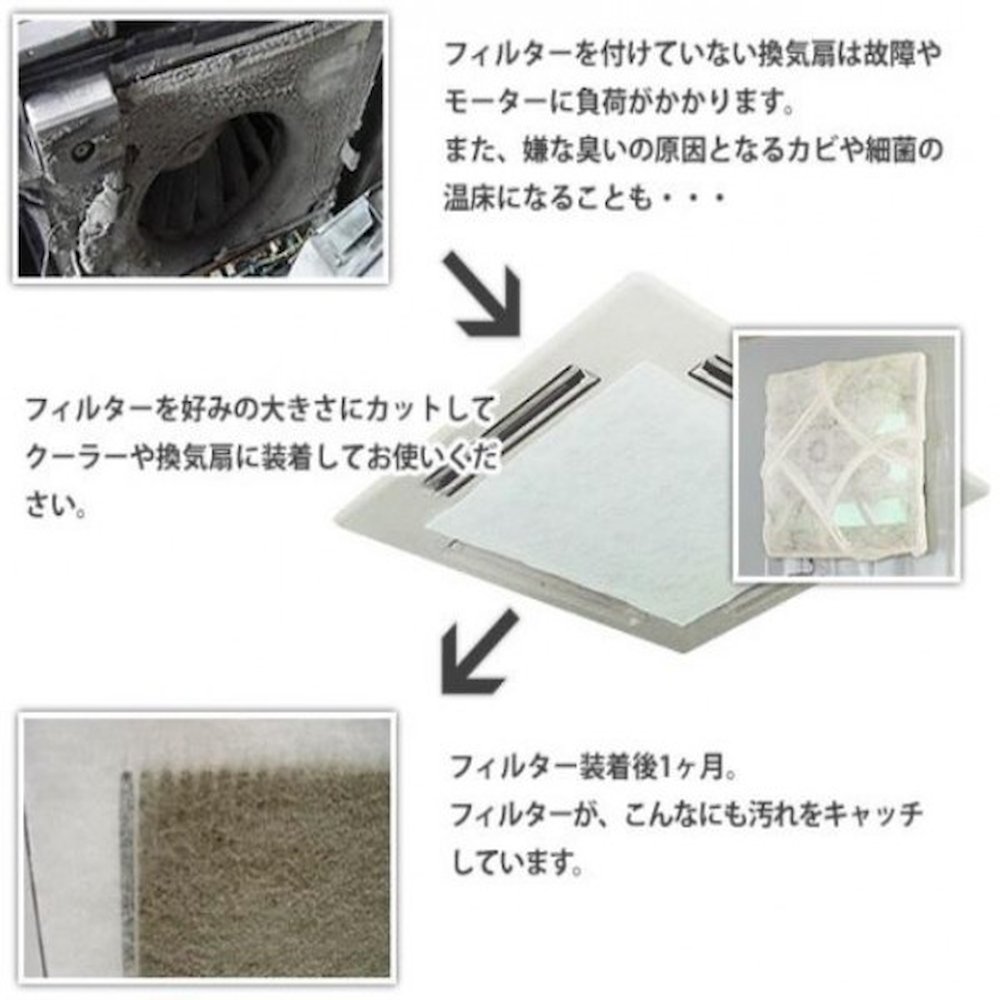 エコフ厚デカ フィルターロール巻き 幅30cm×厚み4mm×30m巻 【直送品】 返品・キャンセル・他商品と同時購入は不可