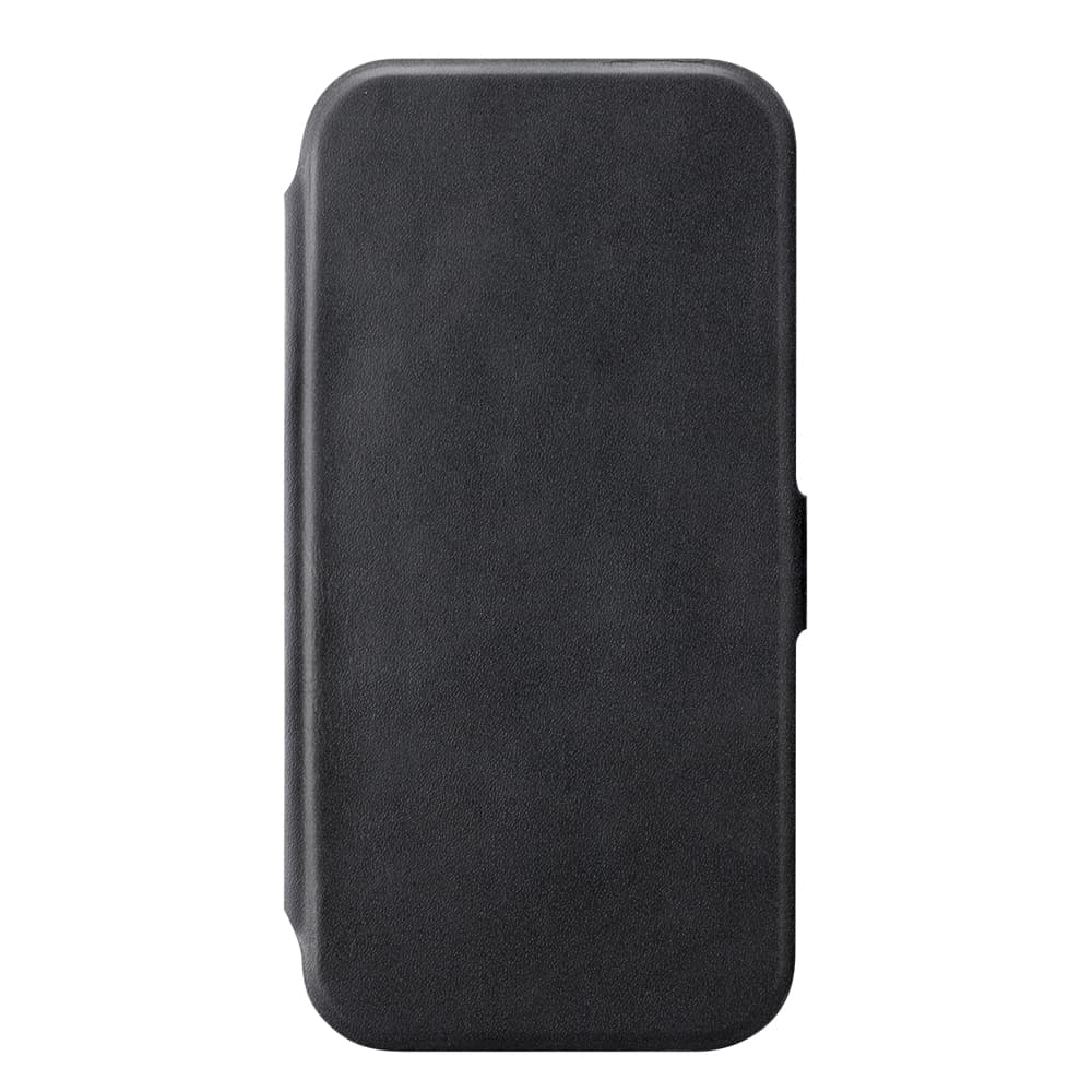 PGA iPhone 17用 スリムフリップカバー ブラック PG-25AFP06BK 65g