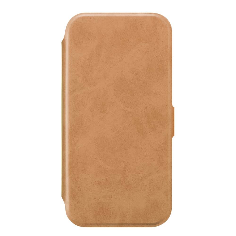 PGA iPhone 17用 スリムフリップカバー キャメル PG-25AFP08BE 65g