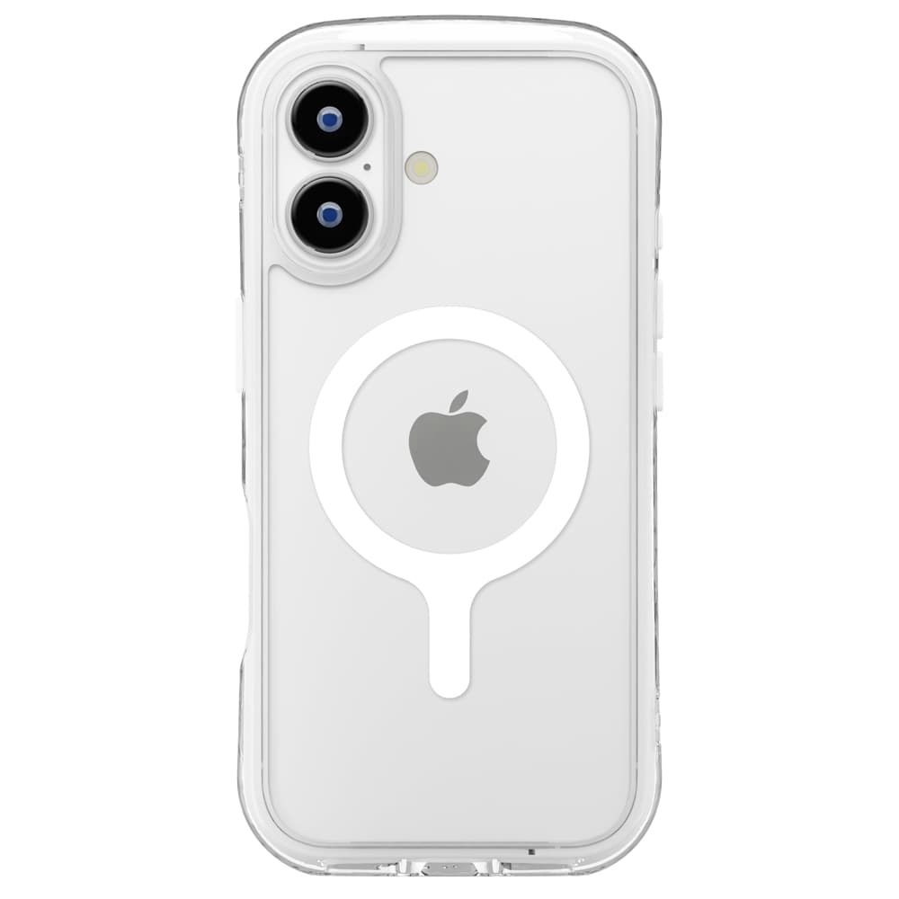 PGA iPhone 17用 MagSafe対応 エアクッションケース スノー PG-25AMA04CL 40g