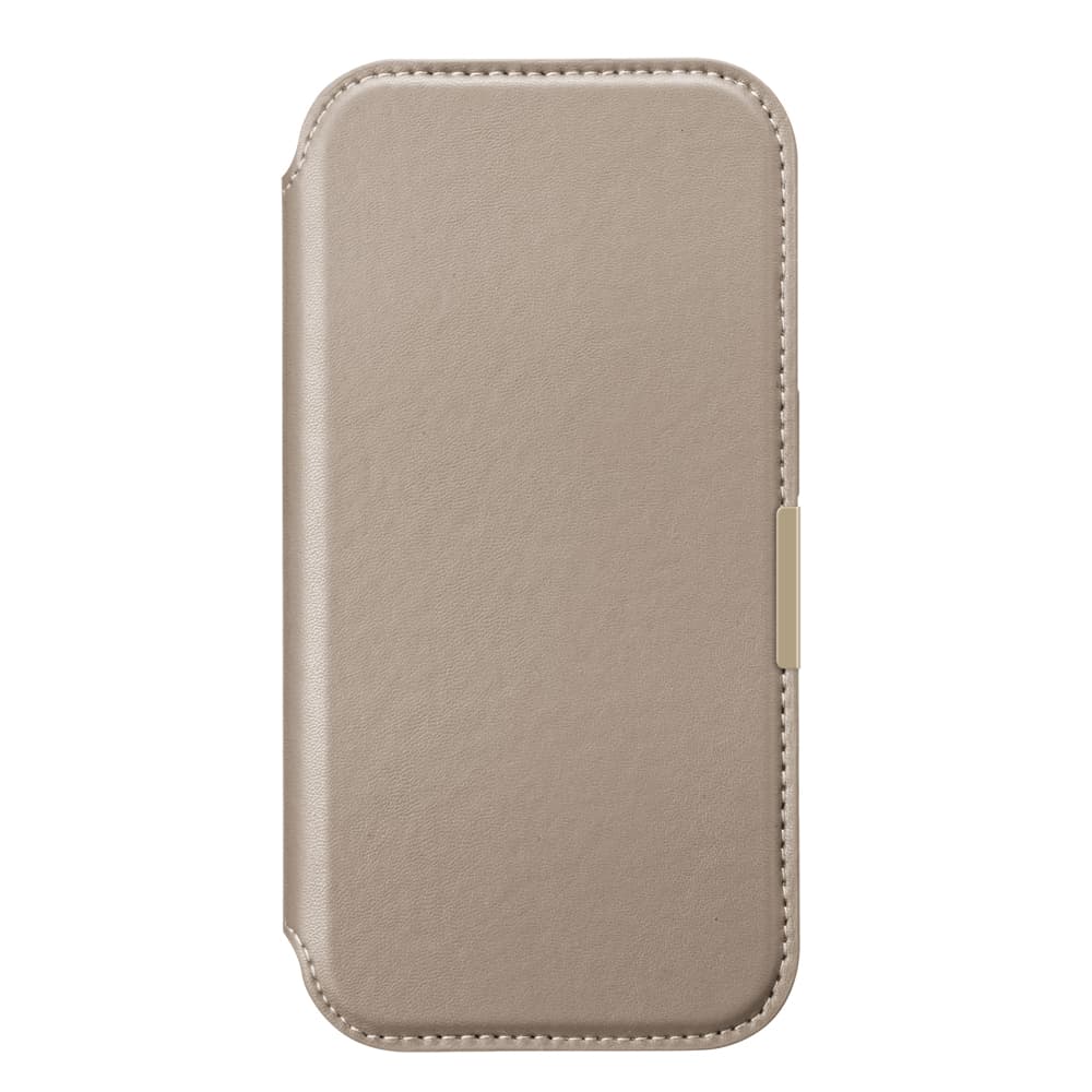 PGA iPhone 17 Pro用 ガラスフリップケース ベージュ 65g