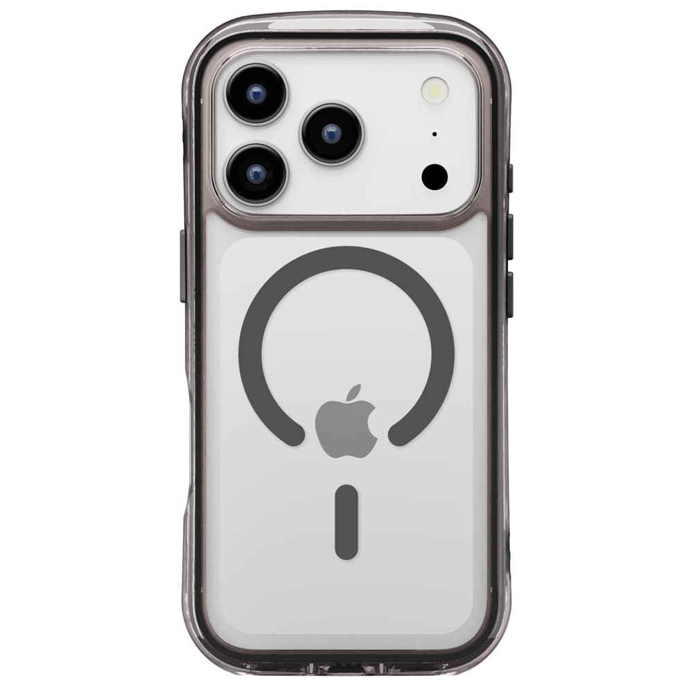 PGA iPhone 17 Pro用 MagSafe対応 エアクッションケース グラファイト 40g