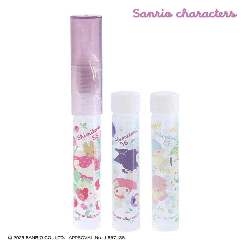 エポックケミカル shimitori サンリオキャラクターズ フラワーブーケ アソート 無香料 本体7ml、カートリッジ7ml×2本入り 紫