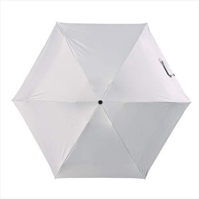 晴雨兼用日傘 折りたたみ傘 ソラニ UVカット 5段 ミニ50cm GY 【直送品】 返品・キャンセル・他商品と同時購入は不可
